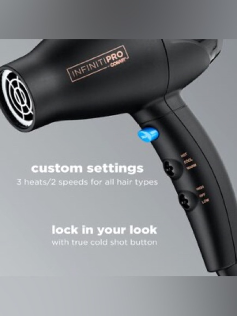 Conair InfinitiPRO Mighty Mini Compact Lightweight Hair Dryer